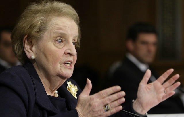 Madeleine Albright Mitt Romney