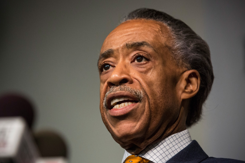 Rev. Al Sharpton Holds News Conference At National Action Network's Office