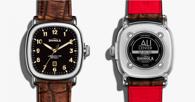 Detroit's Shinola puts out special $2,250 Muhammad Ali Center watch
