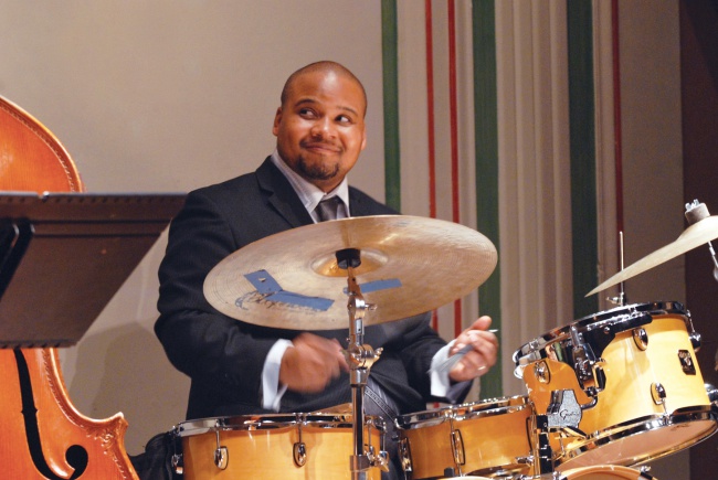 Sean Dobbins @ Detroit Institute of Arts with A. Spencer Barefield and Dave Young 4.28.2013