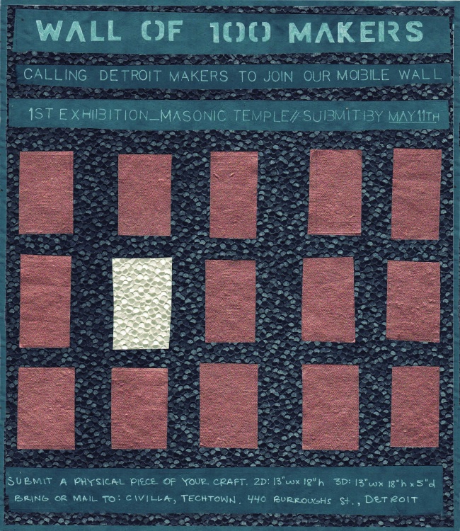 Wall of 100 Makers_Poster