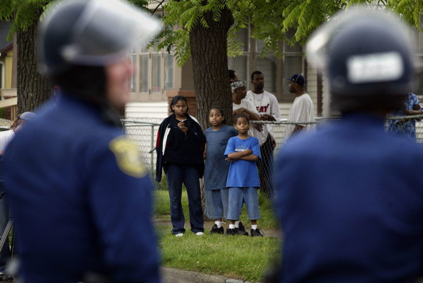 Two Nights Of Rioting Rocks Michigan Town