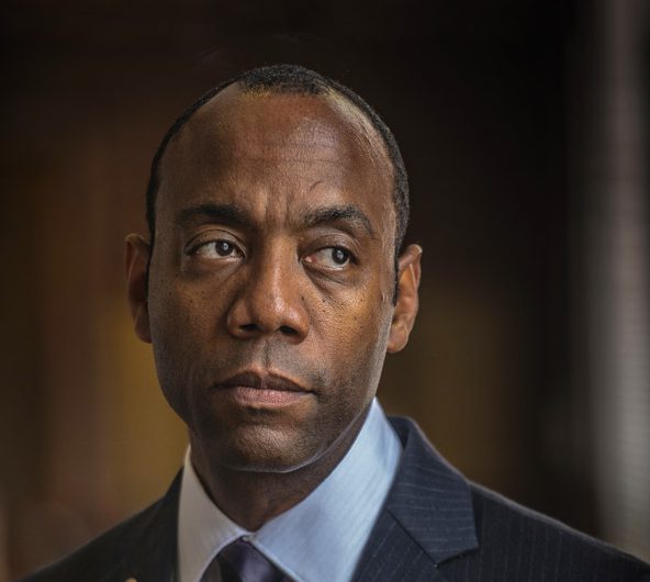 Cornell William Brooks, the new NAACP President, in Baltimore, MD.