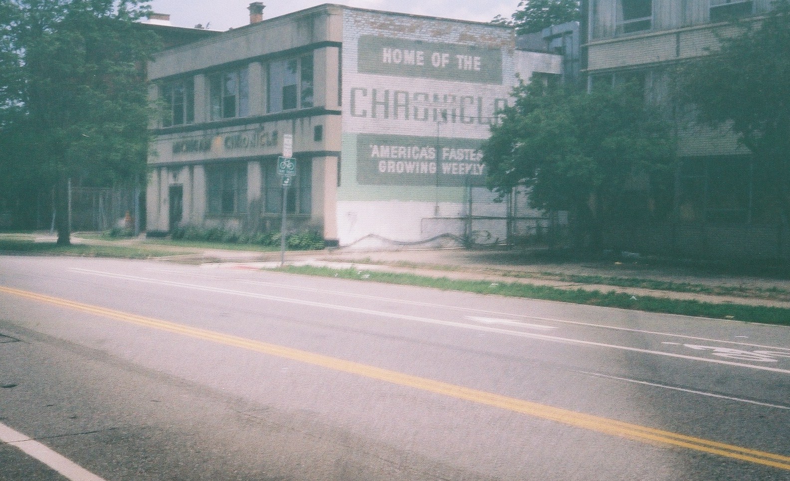 A_bike_lane_outside_the_Chronicle.jpg