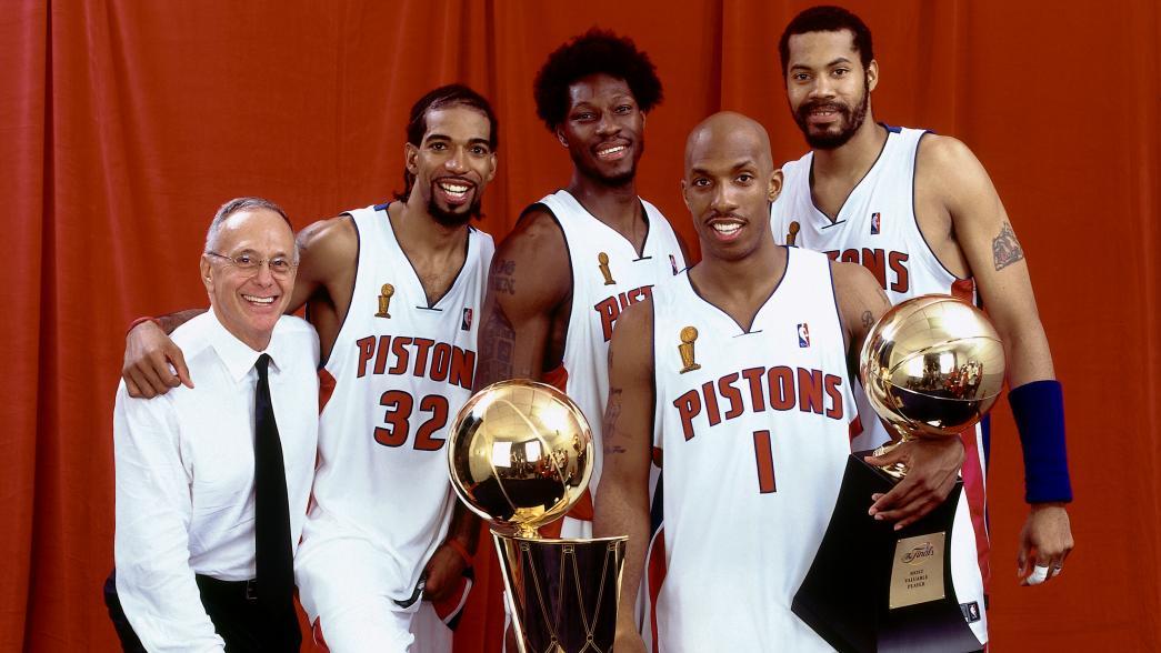 The 2004 NBA Champion Detroit Pistons - Darko, Rip, Ben, and