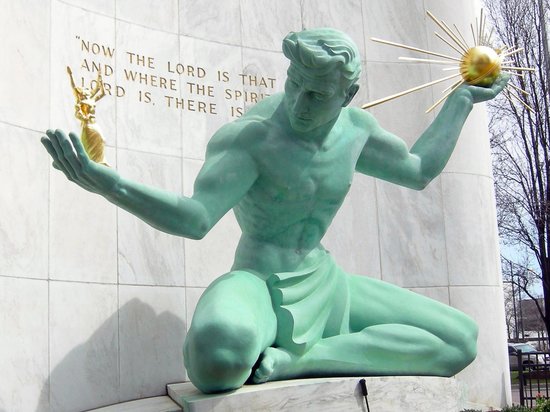 On this day in 1958: The Spirit of Detroit statue is formally