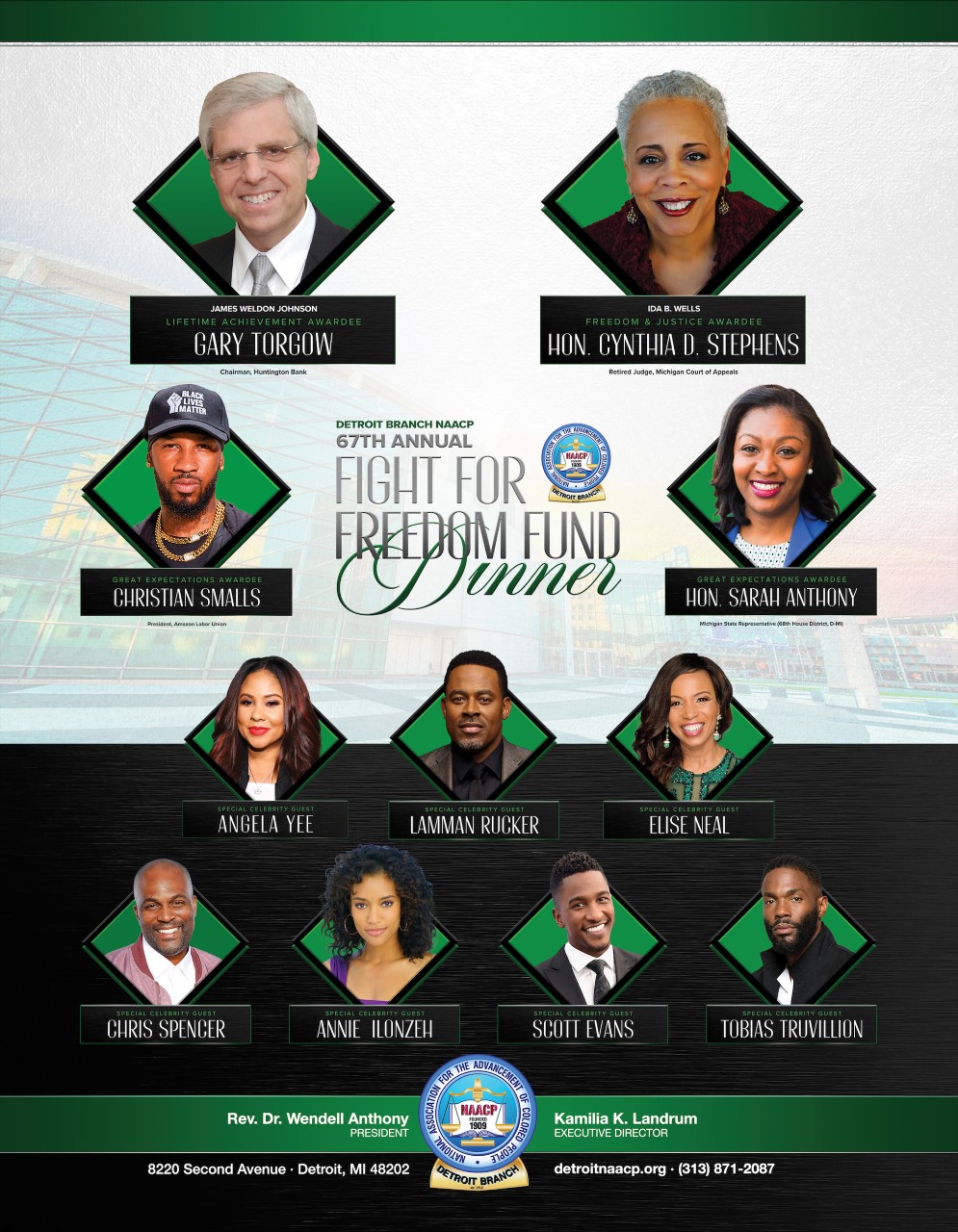 NAACP Announces Plans for 67th Annual Detroit Dinner The Michigan