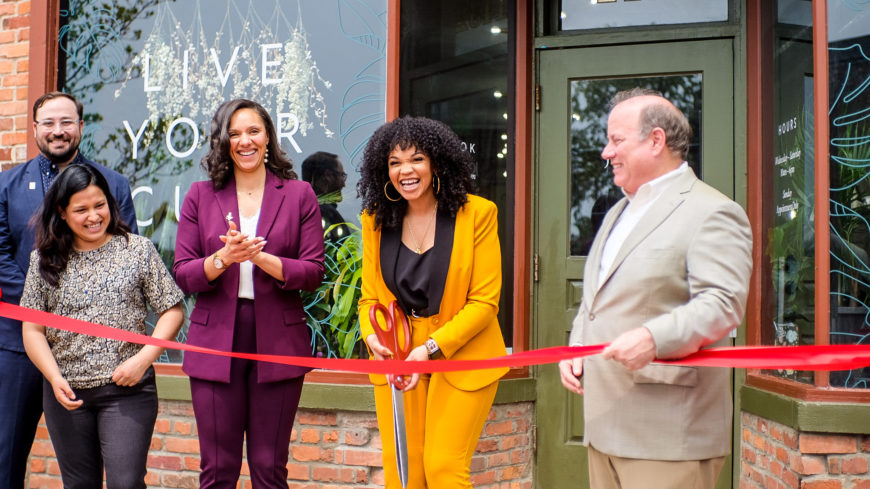 Motor City Match Winner Joyola Mei Celebrates Eco-Friendly Salon Opening  