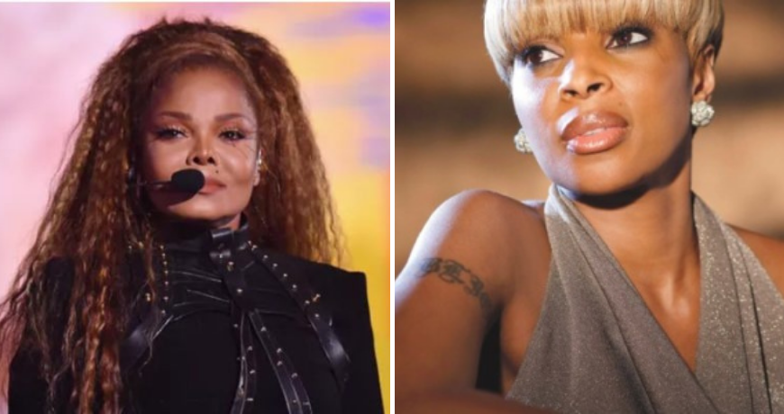 Janet Jackson Presents Mary J. Blige With Icon Award at Music Award Show 