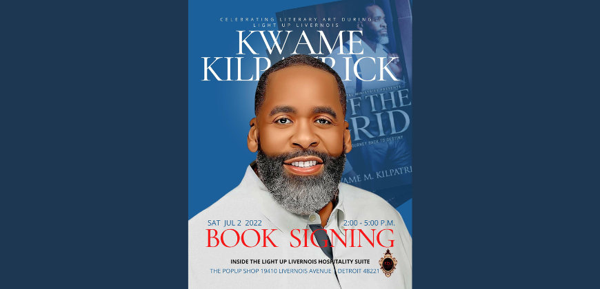 Kwame Kilpatrick Book Signing Brings Literary Art to Light Up Livernois