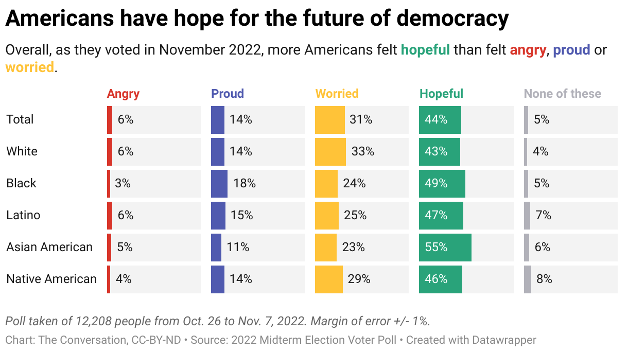 Los estadounidenses mantienen la esperanza en la democracia a pesar de los temores de su desaparición, y están actuando con esa esperanza | La crónica de Michigan