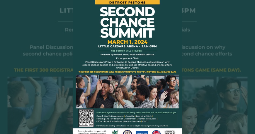 Detroit Pistons and City Host Summit for Record Expungement | The Michigan Chronicle