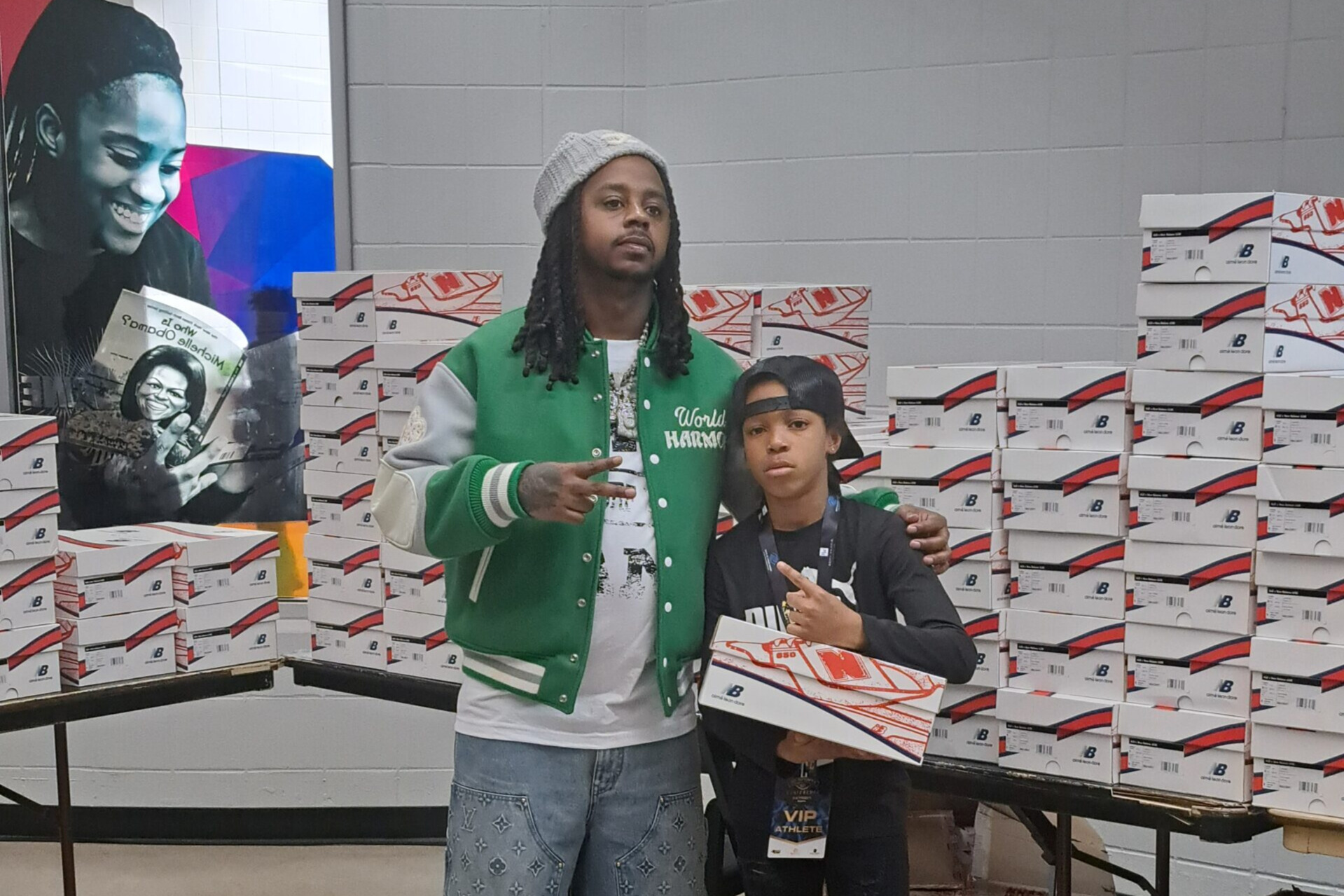 Babyface Ray’s Heartfelt Gesture: 150 Pairs of New Balance Shoes for Boys & Girls Club of Southeastern Michigan Youth