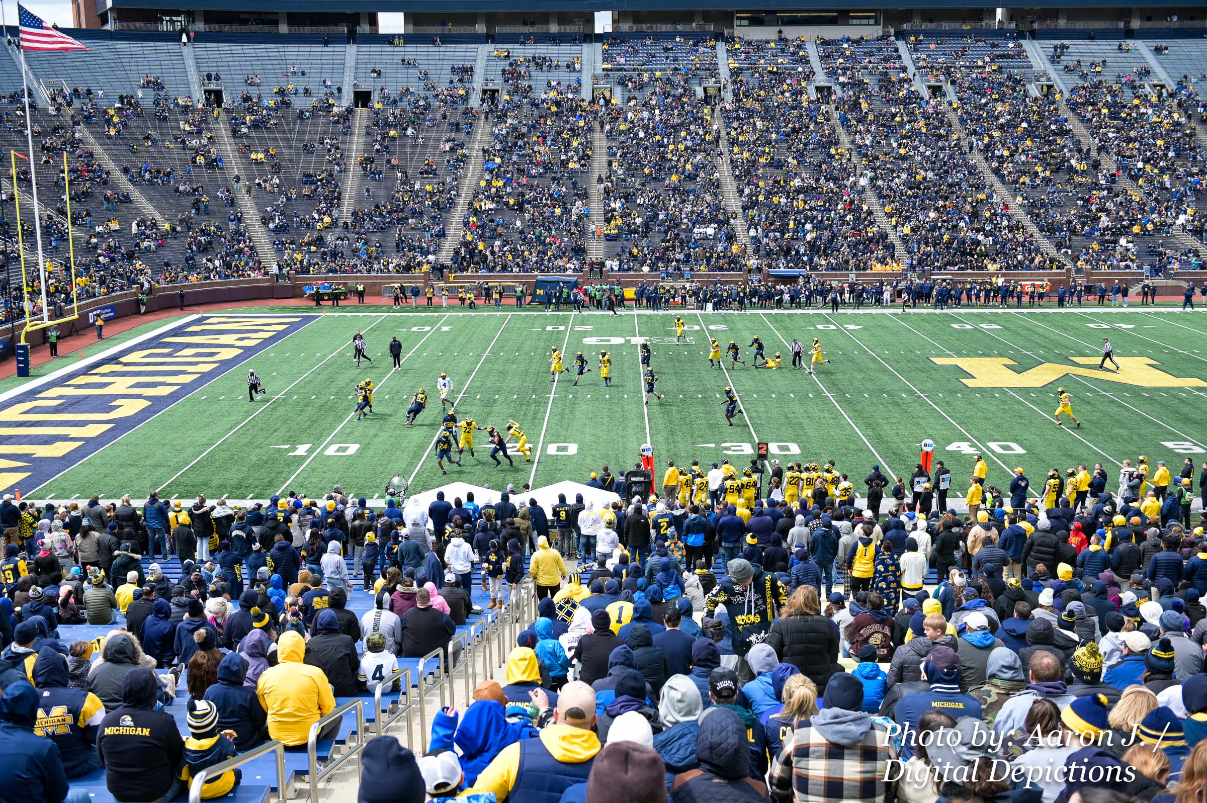 With Several Personnel Changes, Michigan Wolverines Show Promise in Annual Spring Football Game