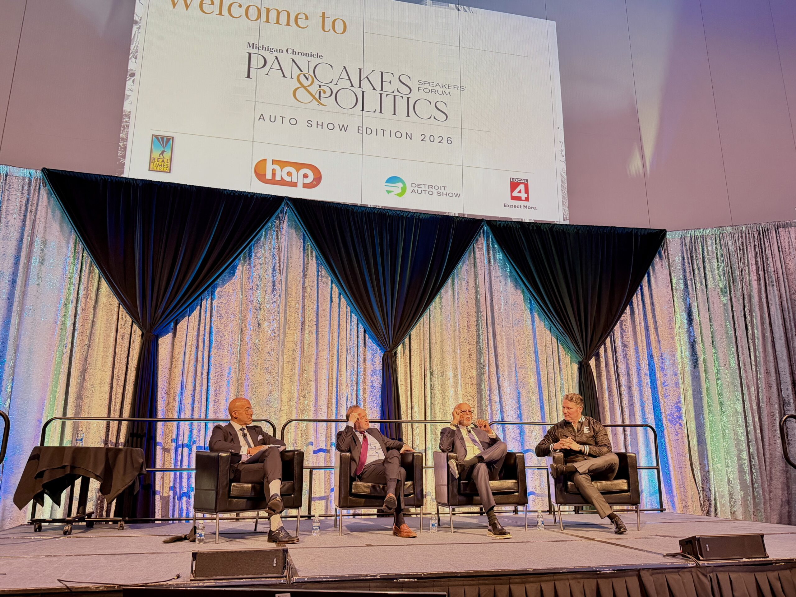 Regional Leaders Discuss Moving the Economy Forward at Pancakes & Politics: Auto Show Edition