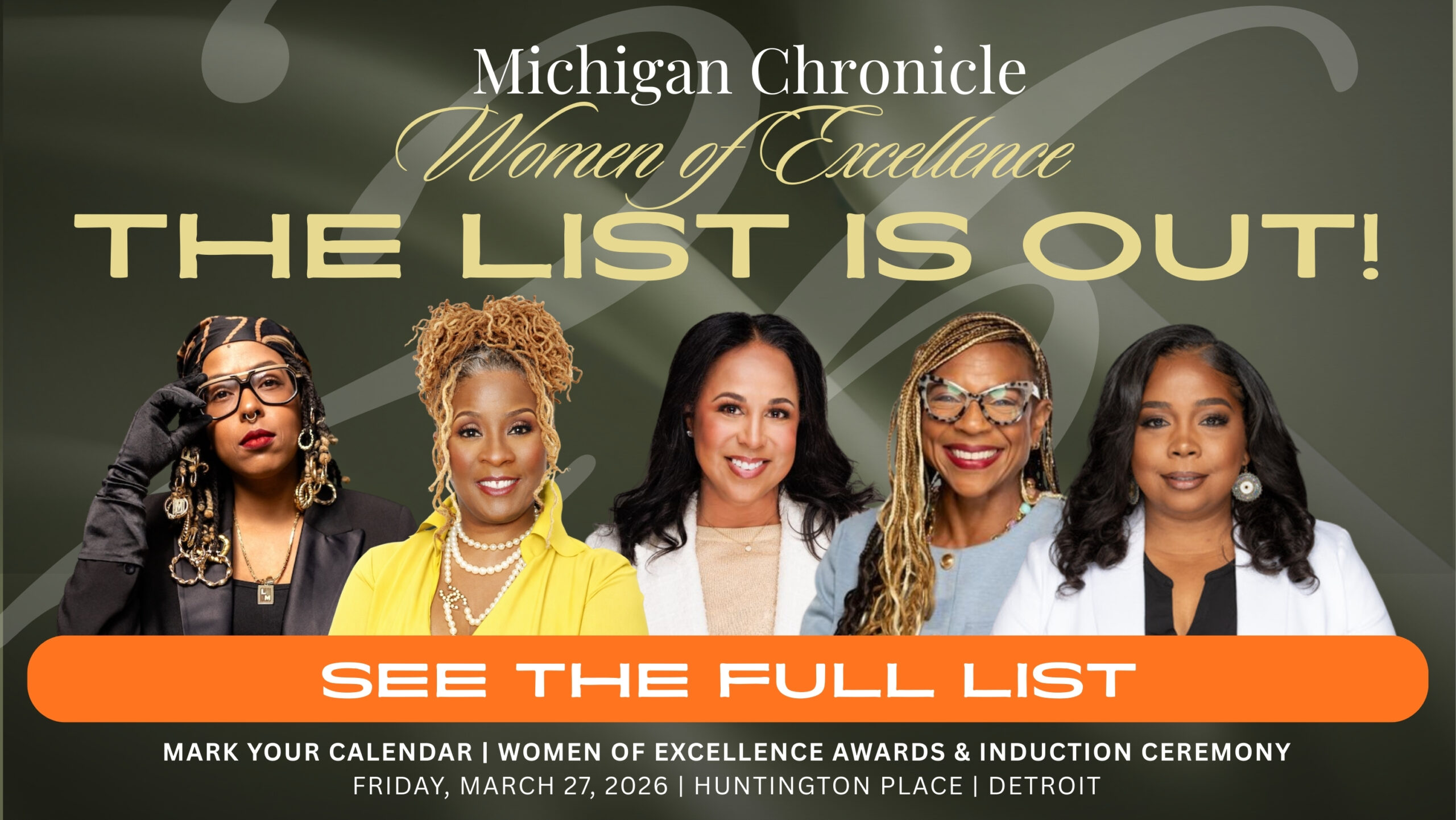 The List Is Out: 2026 Michigan Chronicle Women of Excellence